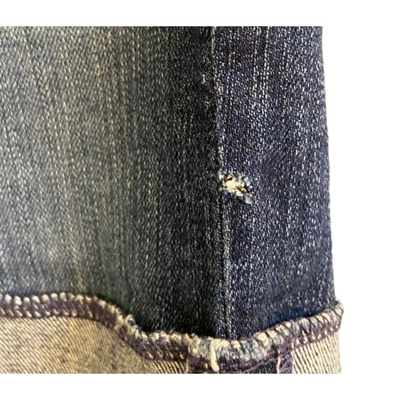 ADRIANO GOLDSCHMEID WOMEN'S THE HAILEY EX-BOYFRIEND ROLL UP DENIM SHORTS SZ 26 - Picture 7 of 7